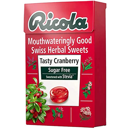 Swiss Herbal Sweets - Cranberry -Sugar Free with Aspartame - 45g von Ricola
