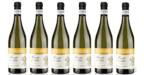 6x 0,75l - Ricossa - Moscato d'Asti D.O.C.G. - Piemonte - Italien - Weißwein süß von Ricossa