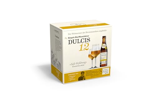 Riegele Geschenkbox Dulcis 12 - Süße Verführung - Honigsüßes Starkbier, Craft Beer aus Bayern (8 x 0,33l) von Riegele