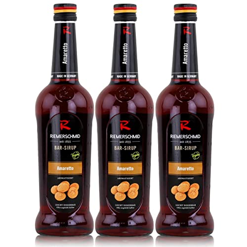 Riemerschmid Sirup Amaretto, 0,7L 3er Pack von Riemerschmid