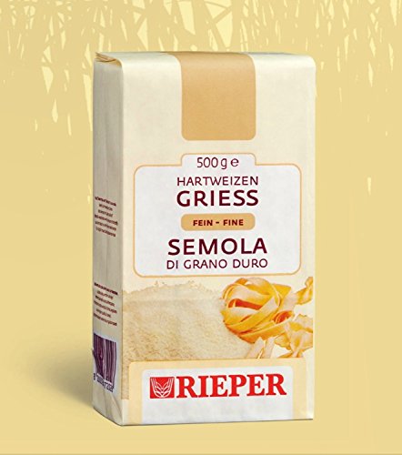 Hartweizengrieß fein Rieper 500 gr. von Rieper Mühle Südtirol