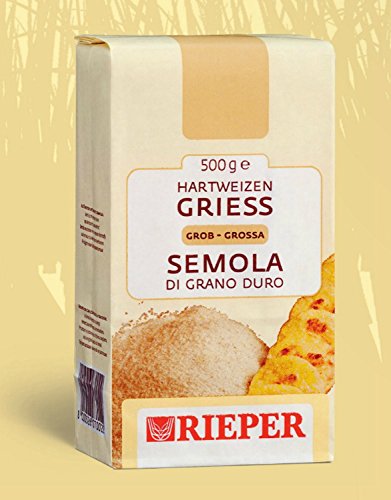 Hartweizengrieß grob Rieper 500 gr. von Rieper Mühle Südtirol