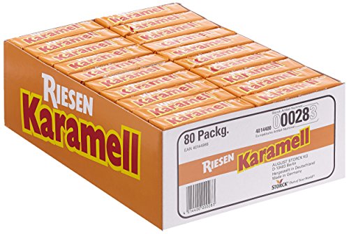 Karamell Riesen (80 x 30g) / Karamellbonbon mit Biss von Karamell Riesen