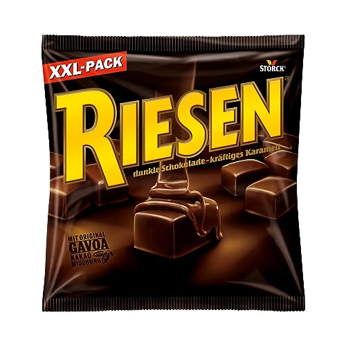 RIESEN – 1 x 377g – Bonbons mit Schokokaramell in kräftiger, dunkler Schokolade RIESEN – 1 x 377g – Bonbons mit Schokokaramell in kräftiger, dunkler Schokolade von Riesen