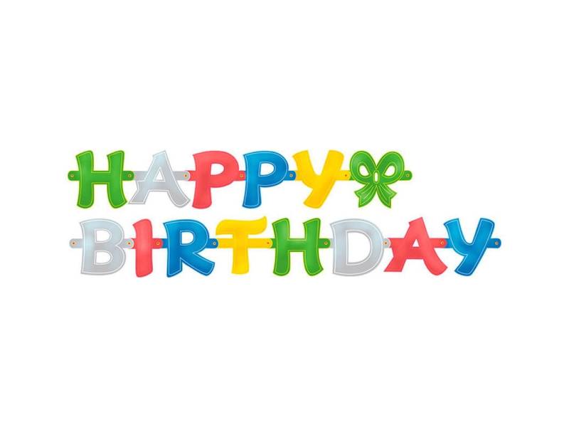 Partykette Happy Birthday von Riethmueller