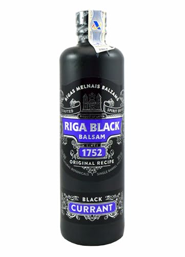 Riga Balzams black Balsam Currant Liköre (1 x 0.5 l) | 500 ml (1er Pack) | Verpackung kann abweichen von Riga Black Balsam