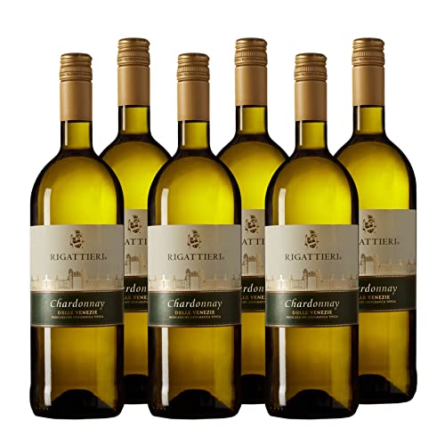 Chardonnay Trevenezie IGT "Rigattieri" 1,0l Weißwein Venetien trocken (6 x 1.00l) von Rigattieri