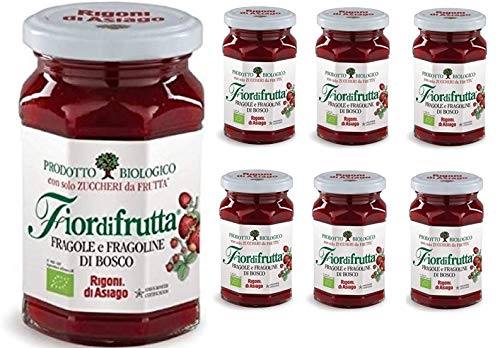 6x Rigoni di Asiago Fiordifrutta Erdbeeren und Walderdbeeren BIO Konfitüre 250g 6x Rigoni di Asiago Fiordifrutta Erdbeeren und Walderdbeeren BIO Konfitüre 250g von Rigoni di Asiago