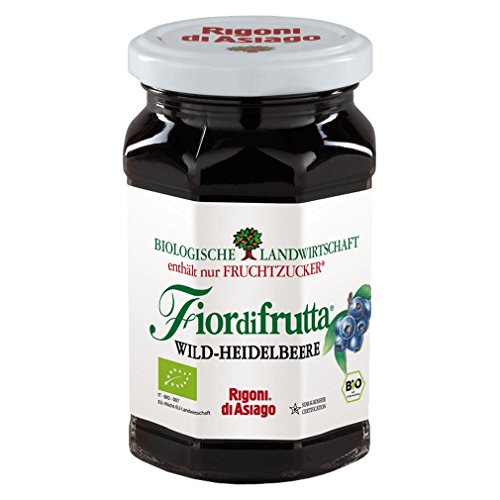 6x Rigoni di Asiago Fiordifrutta Fruchtaufstrich Wild Heidelbeeren BIO 250g von Rigoni di Asiago