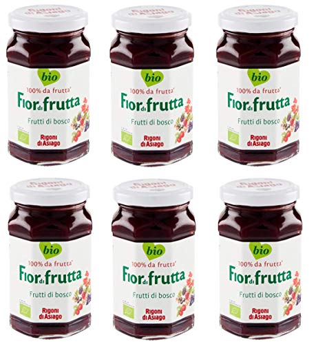 6x Rigoni di Asiago Fiordifrutta Waldfrüchte BIO Brotaufstriche Konfitüre 250g von Rigoni di Asiago