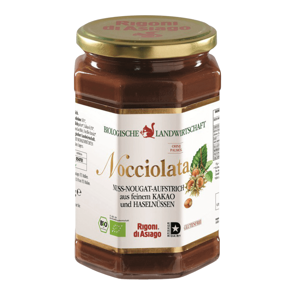 Bio Nocciolata Nuss-Nougat-Aufstrich Bio Nocciolata Nuss-Nougat-Aufstrich von Rigoni di Asiago