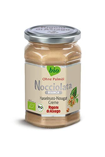 Rigoni di Asiago - Nocciolata Bianca - 6x 270g | Nuss Nougat Creme | Haselnusscreme ohne Palmöl | Nuss Nougat Creme ohne Palmöl | Brotaufstrich von Rigoni di Asiago