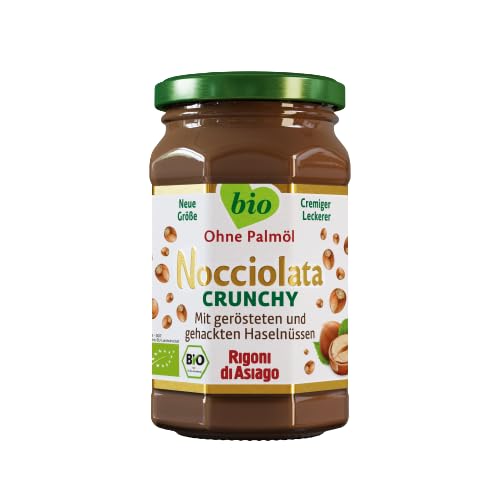 Rigoni di Asiago Nocciolata - Crunchy, 1x 250g, Haselnusscreme ohne Palmöl, Nuss Nougat Creme ohne Palmöl, Leckerer Brotaufstrich Rigoni di Asiago Nocciolata - Crunchy, 1x 250g, Haselnusscreme ohne Palmöl, Nuss Nougat Creme ohne Palmöl, Leckerer Brotaufstrich von Rigoni di Asiago