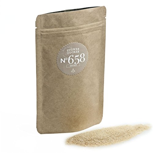 Bio Ingwer Zucker N°658 - frisch & exotisch, im praktischen Kraftpapier Zip-Beutel, Inhalt: 110g von Rimoco