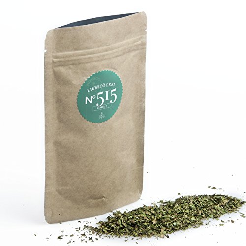 Bio Liebstöckel N°515 - gerebelt, sellerieartig, elegant & würzig, im praktischen Kraftpapier Zip-Beutel, Inhalt: 15g von Rimoco