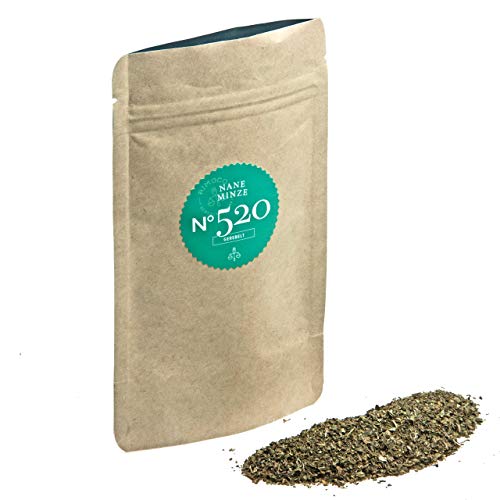 Bio Nane Minze N°520 | fein geschnitten | Großpackung 500g | sehr kräftiges Aroma von Rimoco