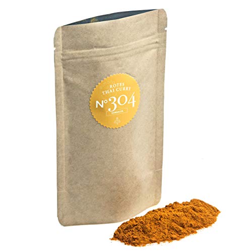 Rimoco N°304 Bio Rotes Thai Curry - Currymischung fruchtig, mild & exotisch | Ideal als Gewürz Currypulver oder für Currypasten | Bio Anbau (DE-ÖKO-007) | 500g in Kraftpapier Zip-Beutel von Rimoco