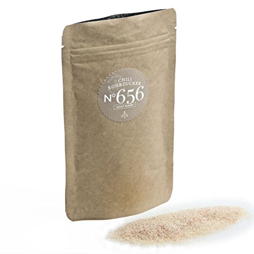 Chili Zucker N°656 - harmonisch mit leichter Schärfe, im praktischen Kraftpapier Zip-Beutel, Inhalt: 130g Chili Zucker N°656 - harmonisch mit leichter Schärfe, im praktischen Kraftpapier Zip-Beutel, Inhalt: 130g von Rimoco
