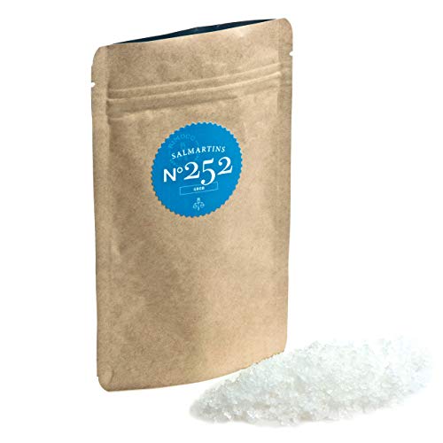 Rimoco N°252 SalMartins Meersalz grob - naturbelassenes portugiesisches Sal Martins Meer Salz, handgeschöpft, aromatisch & mild | 500g in Kraftpapier Zip-Beutel von Rimoco