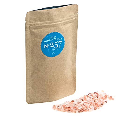Rimoco N°257 Rosa Kristallsalz grob - 250 Millionen Jahre altes rosafarbenes & natürliches Kristall Salz, südlich des Himalaya Massivs von Hand abgebaut | 120g in Kraftpapier Zip-Beuel Rimoco N°257 Rosa Kristallsalz grob - 250 Millionen Jahre altes rosafarbenes & natürliches Kristall Salz, südlich des Himalaya Massivs von Hand abgebaut | 120g in Kraftpapier Zip-Beuel von Rimoco