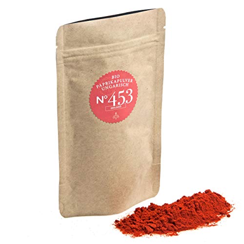 Rimoco N°453 Bio Paprikapulver ungarisch edelsüß - Paprika Pulver fein gemahlen aus Ungarn mit fruchtig frischem Aroma | Bio Anbau (DE-ÖKO-007) | 1000g Kraftpapier Zip-Beutel von Rimoco