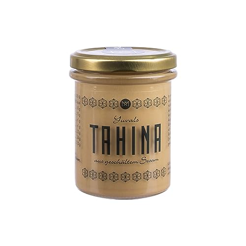 Yuvals Tahina Sesampaste 200g im Glas - Natürliche Sesampaste Bio für erstklassigen Hummus und genussvolle Kreationen! Perfekte Ergänzung zur Tahini Sesampaste Bio! von Rimoco