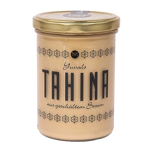 Yuvals Tahina Sesampaste 420g im Glas - Natürliche Sesampaste Bio für erstklassigen Hummus und genussvolle Kreationen! Perfekte Ergänzung zur Tahini Sesampaste Bio! von Rimoco