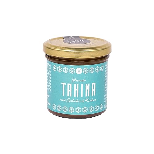 Yuvals Tahina Sesampaste mit Schoko & Kokos 150g im Glas - Natürliche Sesampaste Bio für erstklassigen Hummus und genussvolle Kreationen! Perfekte Ergänzung zur Tahini Sesampaste Bio! Yuvals Tahina Sesampaste mit Schoko & Kokos 150g im Glas - Natürliche Sesampaste Bio für erstklassigen Hummus und genussvolle Kreationen! Perfekte Ergänzung zur Tahini Sesampaste Bio! von Rimoco