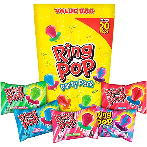 Ring Pop Lollipops and Hard Candies Party Pack - 10oz/20ct von Ring Pop
