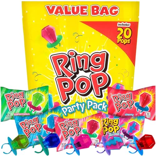 Ring Pop Lollipops and Hard Candies Party Pack - 10oz/20ct von Ring Pop