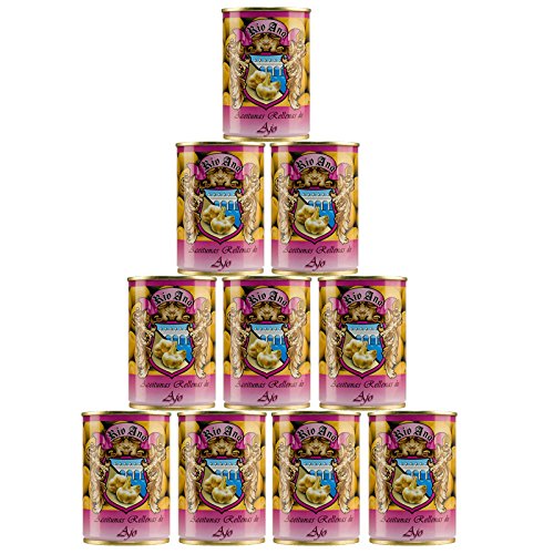 10er SET Grüne Oliven gefüllt mit Knoblauchpaste 300 g / Aceitunas Rellenas de Ajo / Antipasti 10er SET Grüne Oliven gefüllt mit Knoblauchpaste 300 g / Aceitunas Rellenas de Ajo / Antipasti von Rio Ana