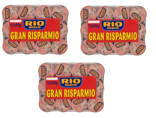 36x Rio Mare Tonno all'Olio di Oliva Thunfisch in Olivenöl 80g von Rio Mare