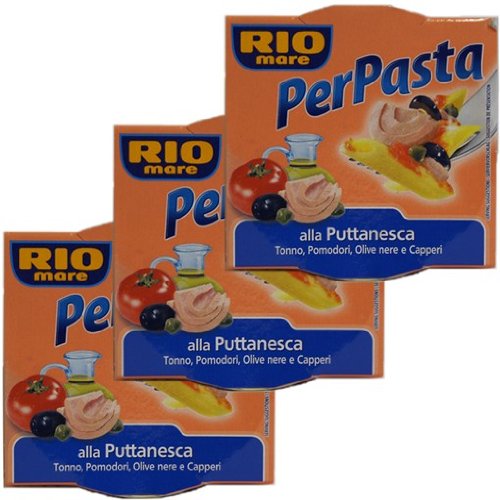 3x Rio mare Per Pasta 'alla Puttanesca', 160 g von Rio Mare