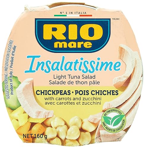 Rio Mare Insalatissime Ceci Thunfischsalat Kichererbsen mit Zucchini und Karotten Fertiggerichte 160g von Rio Mare