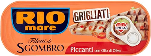 Rio Mare filetti di Sgombro scharf gegrillte Makrelenfilets mit Olivenöl 120g von Rio Mare