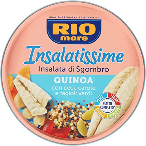 Rio mare Insalatissime Quinoa und Makrele mit Kichererbsen, Karotten und grünen Bohnen 220 g von Rio Mare