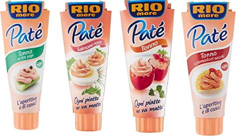 Testpaket Rio Mare Patè Tonno Thunfischcreme 4x 100g Streichfähiges von Rio Mare