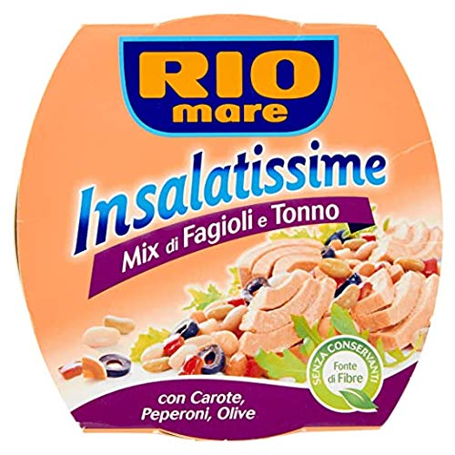 3x Rio Mare Insalatissime fagioli e tonno Mischung aus Bohnen und Thunfisch 160g 3x Rio Mare Insalatissime fagioli e tonno Mischung aus Bohnen und Thunfisch 160g von Rio Mare