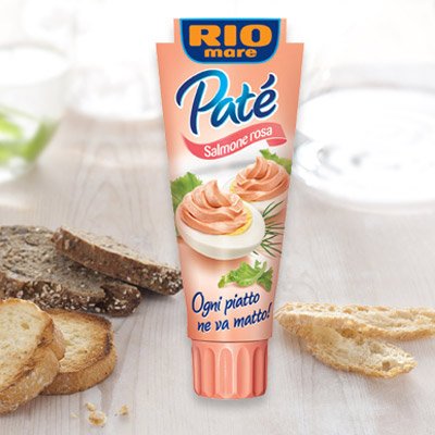 3x Rio mare Rosa Lachs Paté 'Salmone Rosa', 100 g von Rio Mare