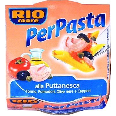 Rio Mare Per Pasta "Puttanesca" Thunfisch in Olivenöl mit Gemüse 320 gr. von Rio Mare