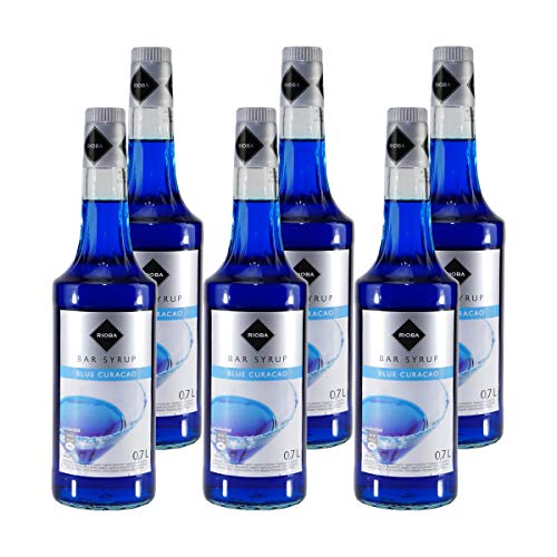 Rioba Blue Curacao Bar-Syrup (6 x 0,7L) von Rioba