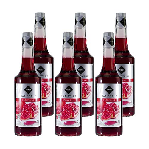 Rioba Grenadine (Granatapfel) Bar-Syrup (6 x 0,7L) von Rioba