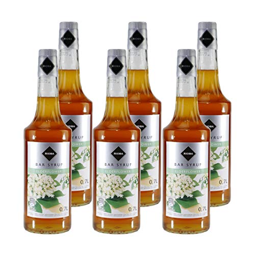 Rioba Holunderblüten Bar-Syrup (6 x 0,7L) von Rioba