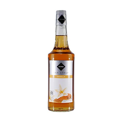 Rioba Vanilla (Vanille) Bar-Syrup 0,7L -alkoholfrei- (1:7 Mischungsverhältnis) - geeignet für Vegetarier und Veganer. von Rioba