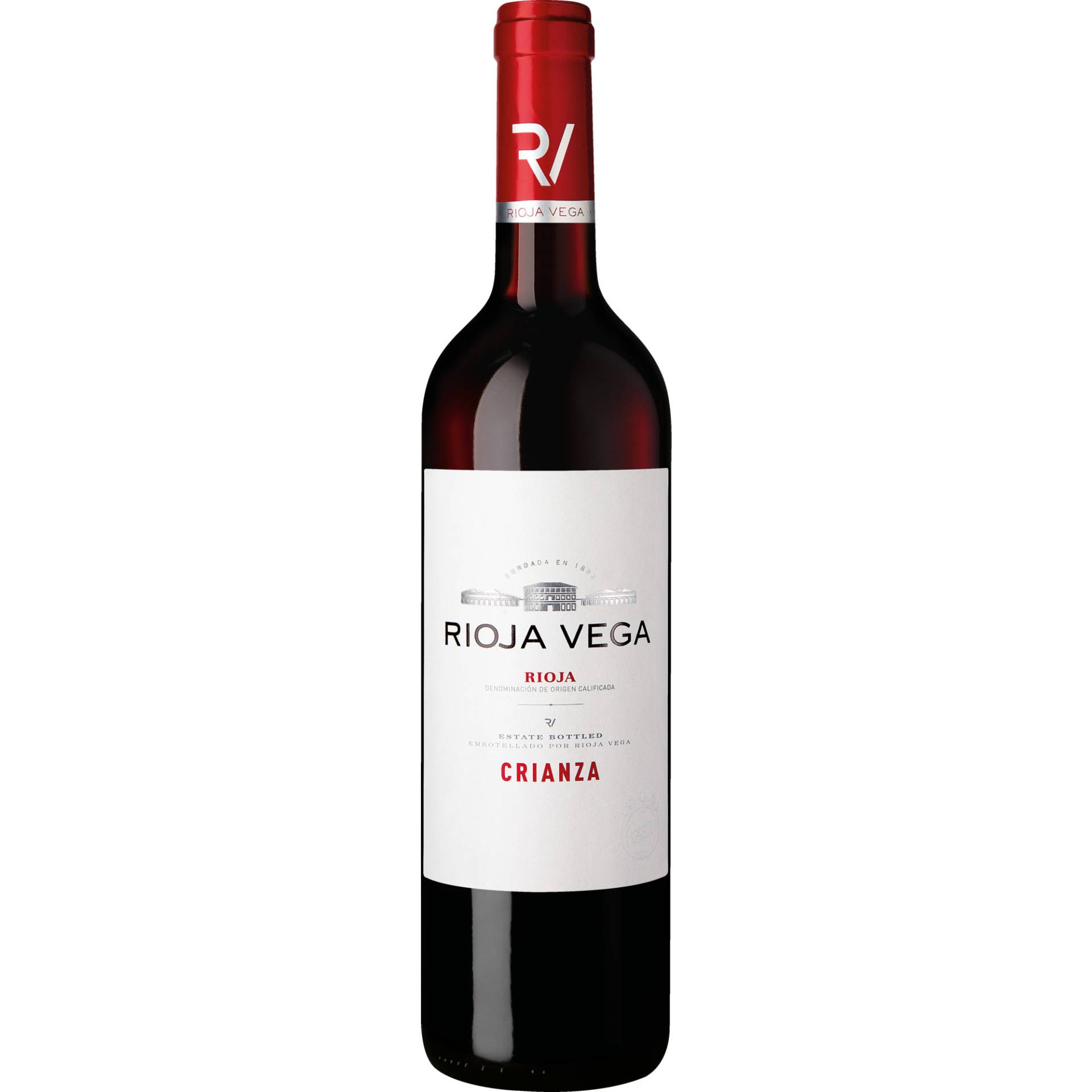 Rioja Vega Rioja Crianza, Rioja DOCa, Rioja, 2019, Rotwein von Rioja Vega, S.A., Viana, Spain
