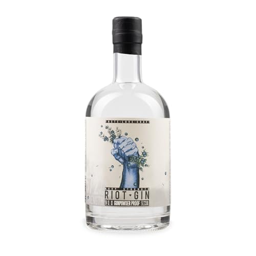 Riot Gin - Navy Strength - London Dry Gin 57.2% Vol. handgefertigt und destilliert in Deutschland | Wacholder und Zitrus | 7 Botanicals | ideal für Gin Tonic Cocktails - 0.5l Riot Gin - Navy Strength - London Dry Gin 57.2% Vol. handgefertigt und destilliert in Deutschland | Wacholder und Zitrus | 7 Botanicals | ideal für Gin Tonic Cocktails - 0.5l von Riot Gin