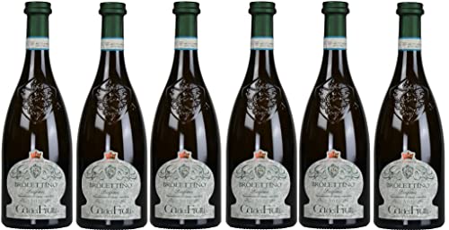 6er Paket Cà dei Frati Brolettino DOC 2019, Lombardei, Weißwein Italien (6 x 0,75 l) von Riserva Privata