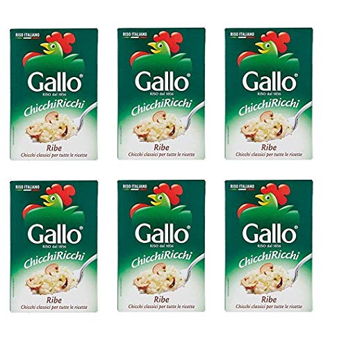 6x Riso Gallo Chicchi Ricchi Ribe superfeiner Reis 1 Kg Italienisch Parboiled 6x Riso Gallo Chicchi Ricchi Ribe superfeiner Reis 1 Kg Italienisch Parboiled von Riso Gallo