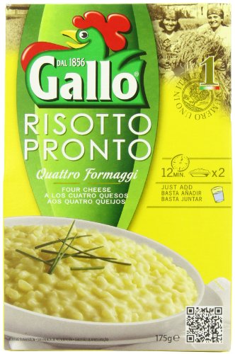 Riso Gallo Risotto Pronto 4 Cheese 175g, 6 Pack von Riso Gallo