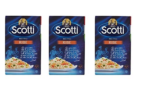 3x Riso scotti Ribe Riso fino 1000 g Italienisch reis Parboiled von Riso Scotti